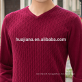 anti-pilling cashmere Man's V neck sweater